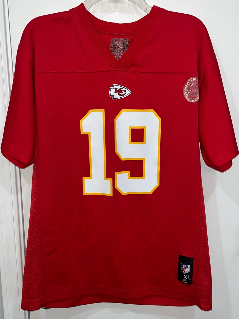 NFL Adult XL Red Maclin #19 Kansas City Chiefs Football Jersey